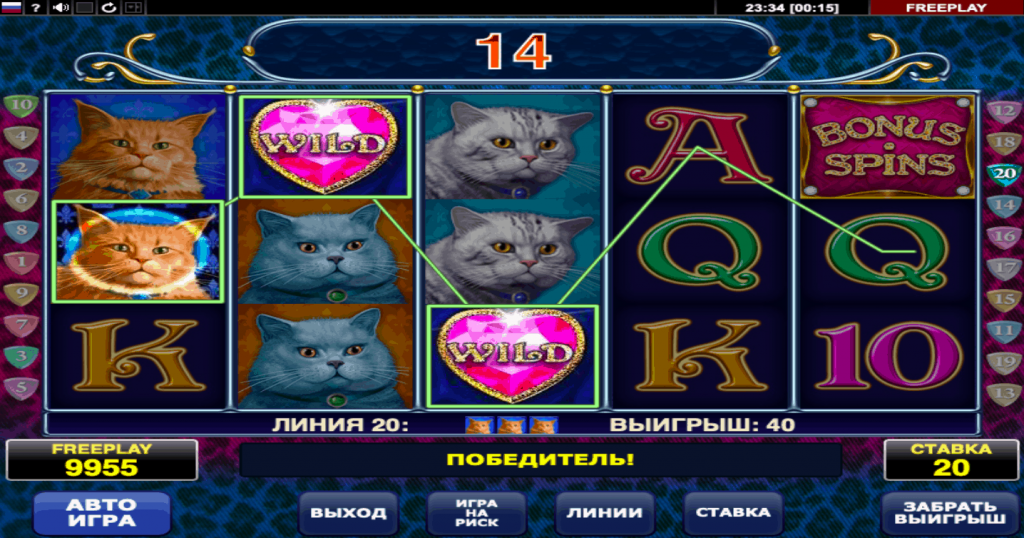 diamond cats игровой автомат еще